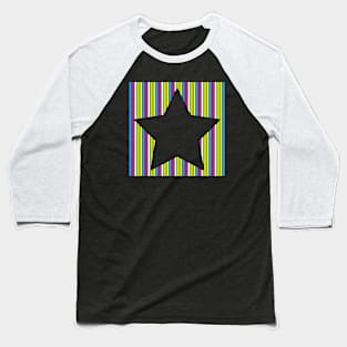 Star Square Blast Baseball T-Shirt